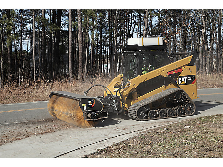 An Overview of Skid Steer Sweeper Broom Attachments